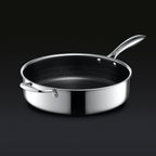 Hybrid Deep Sauté Pan with Lid, 5.5-Qt