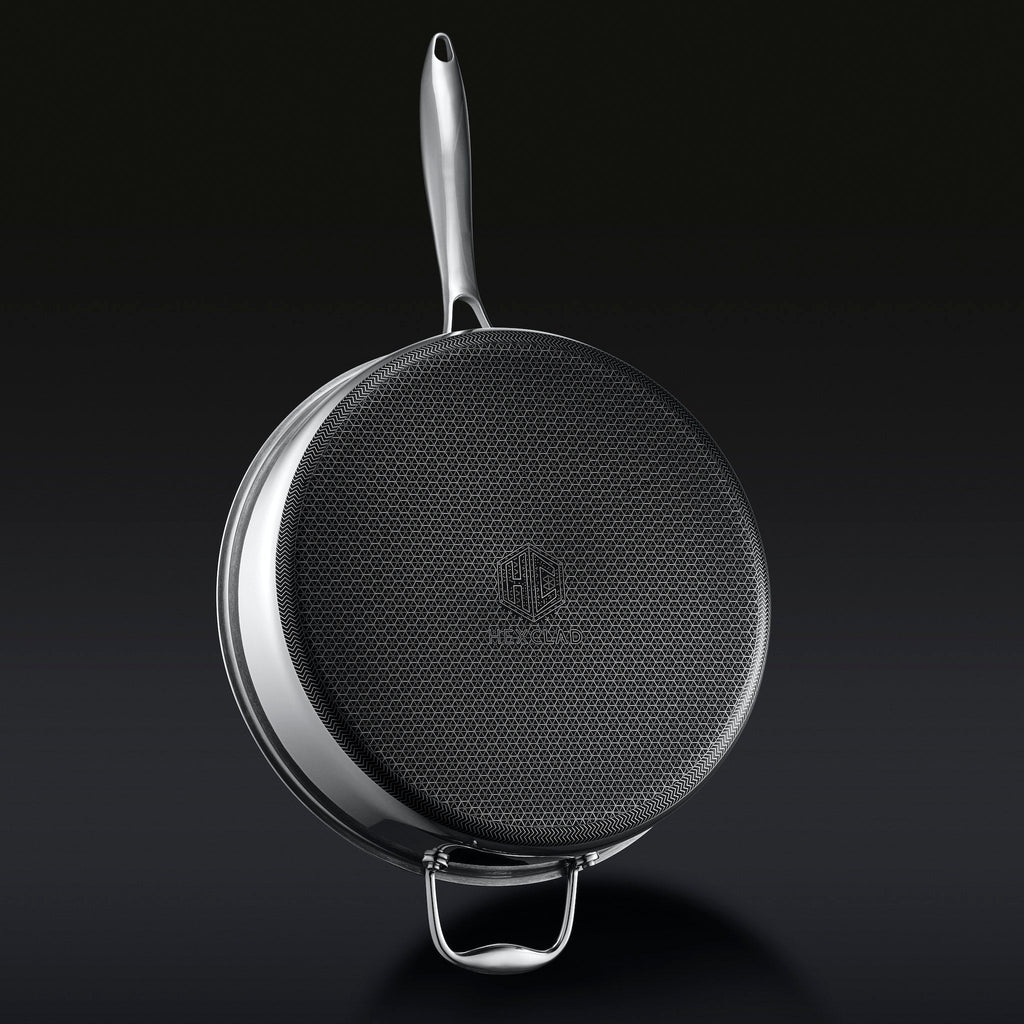 Hybrid Deep Sauté Pan with Lid, 5.5-Qt